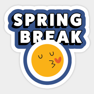 SPRING BREAK Sticker